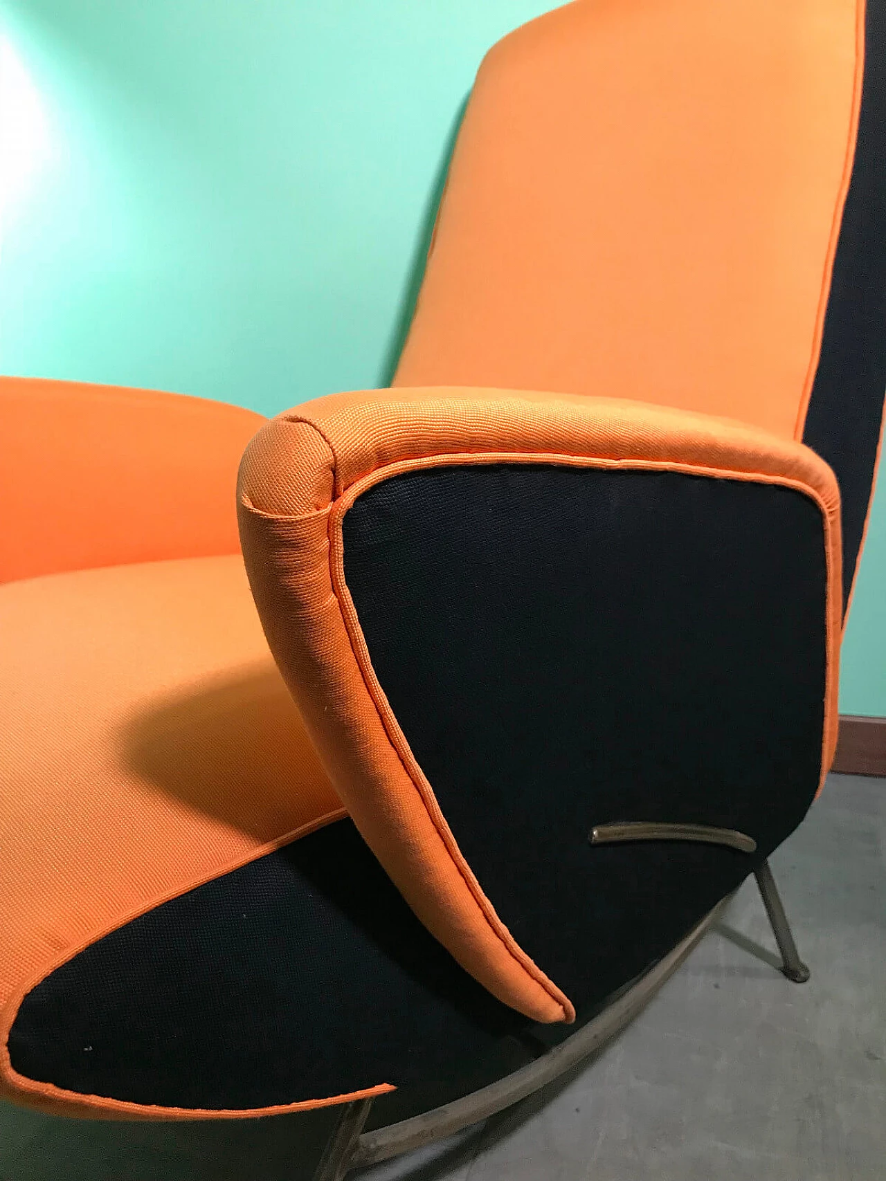 Italian armchair by Nino Zoncada, 50's 6