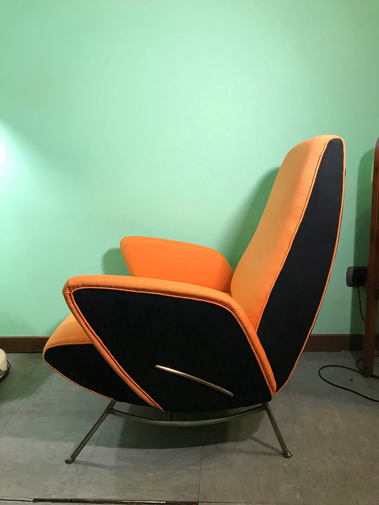 Italian armchair by Nino Zoncada, 50's 3