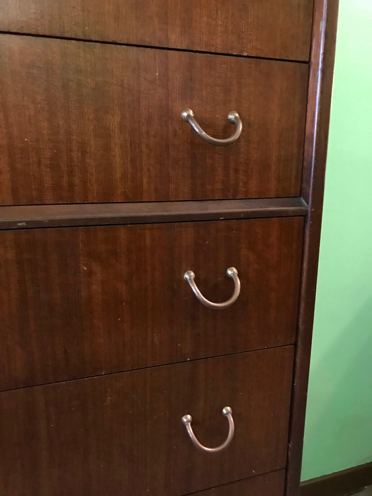 Cassettiera settimanale inglese "G-Plan" in teak, anni '50 3