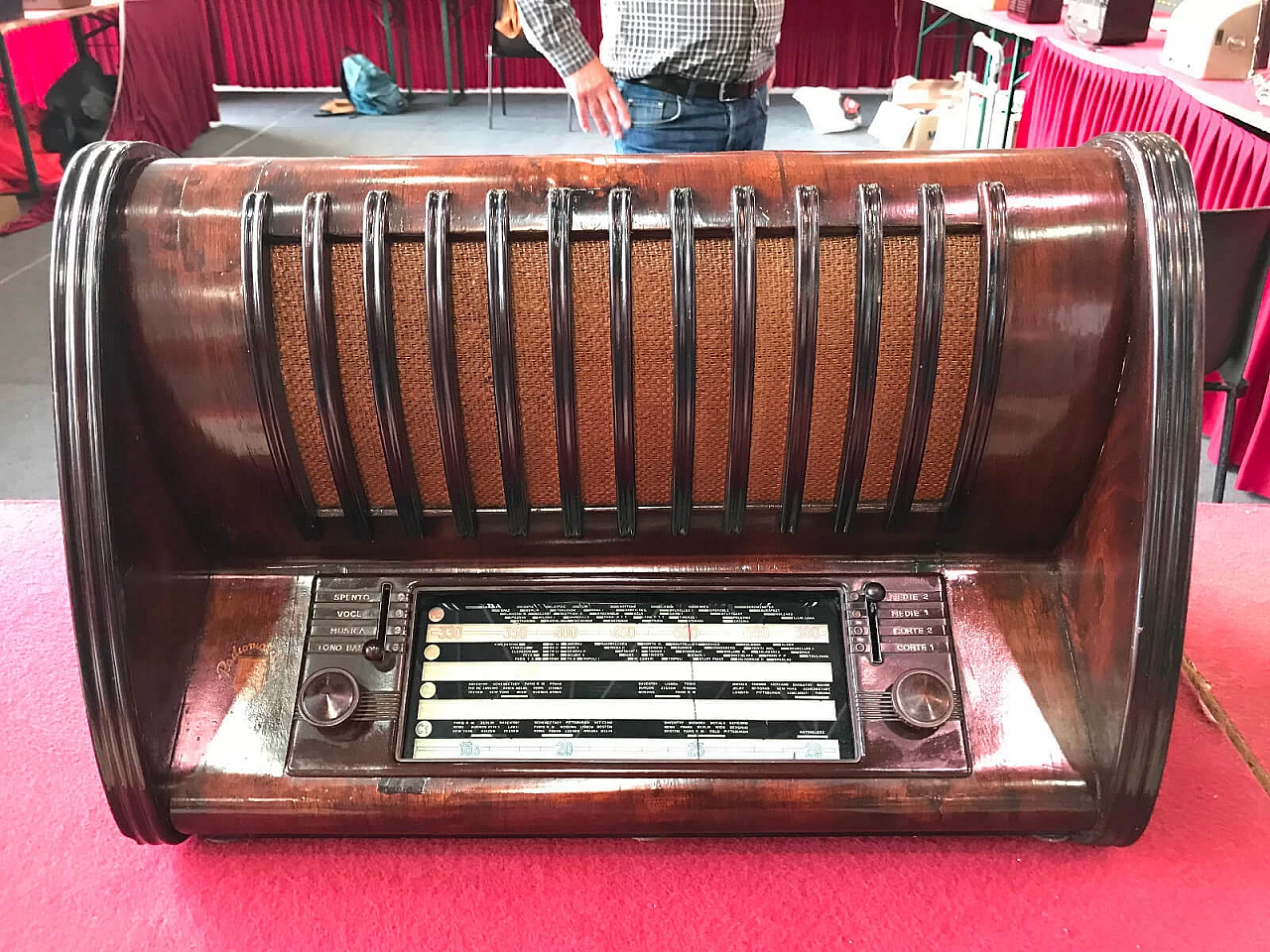 Radio del dopoguerra modello "9A55" della Marelli 2