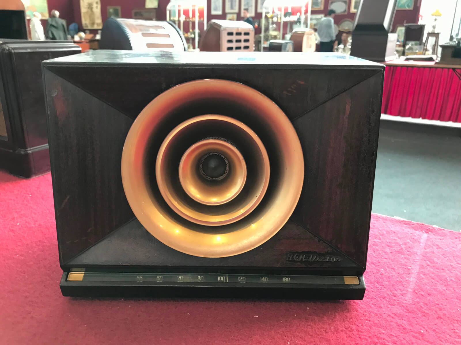 実働 RCA Victor 9-x-571 USA ヴィンテージ 真空管ラジオ