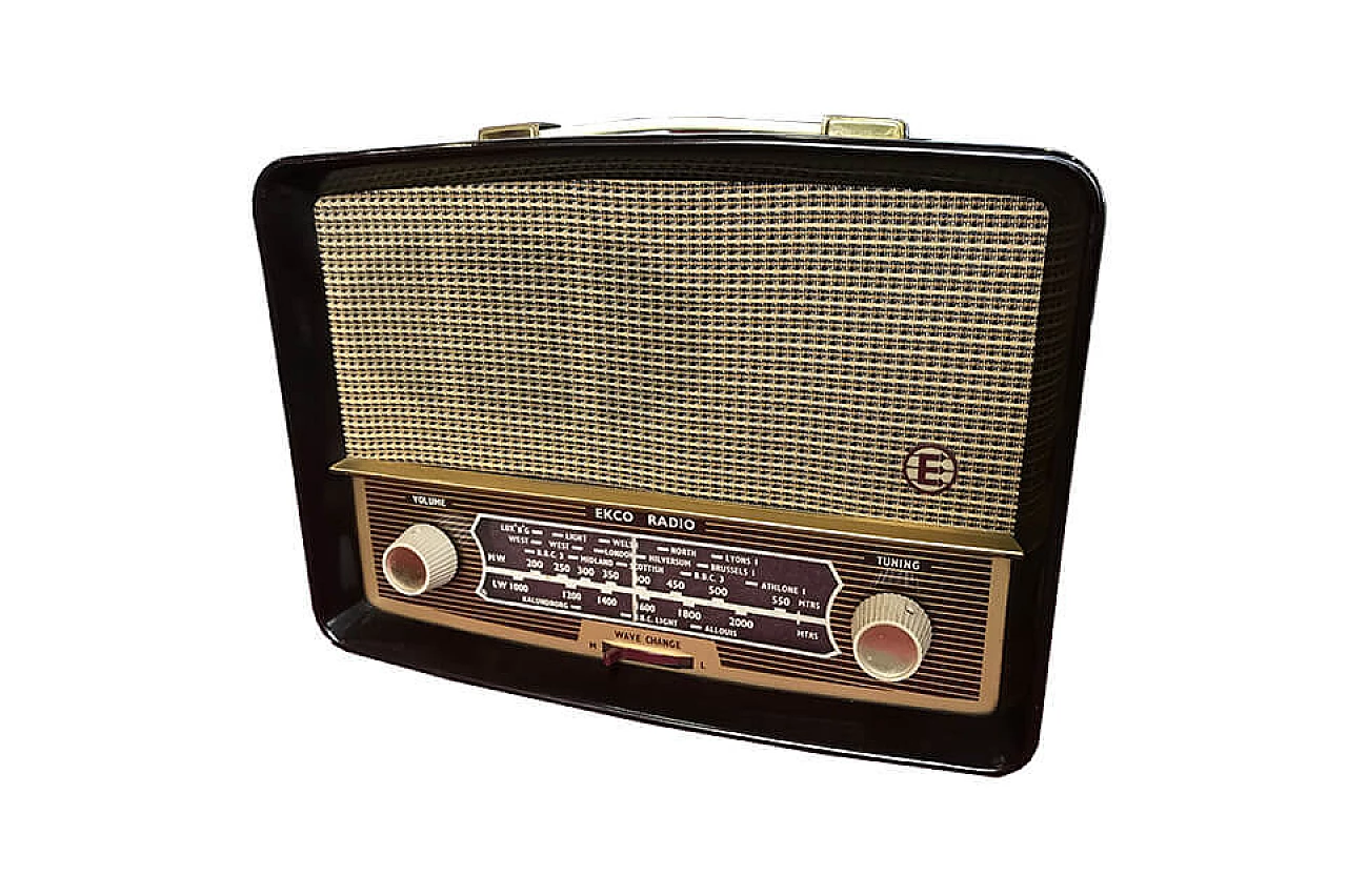 Radio inglese modello "U245" della casa Ecko anni '50 1