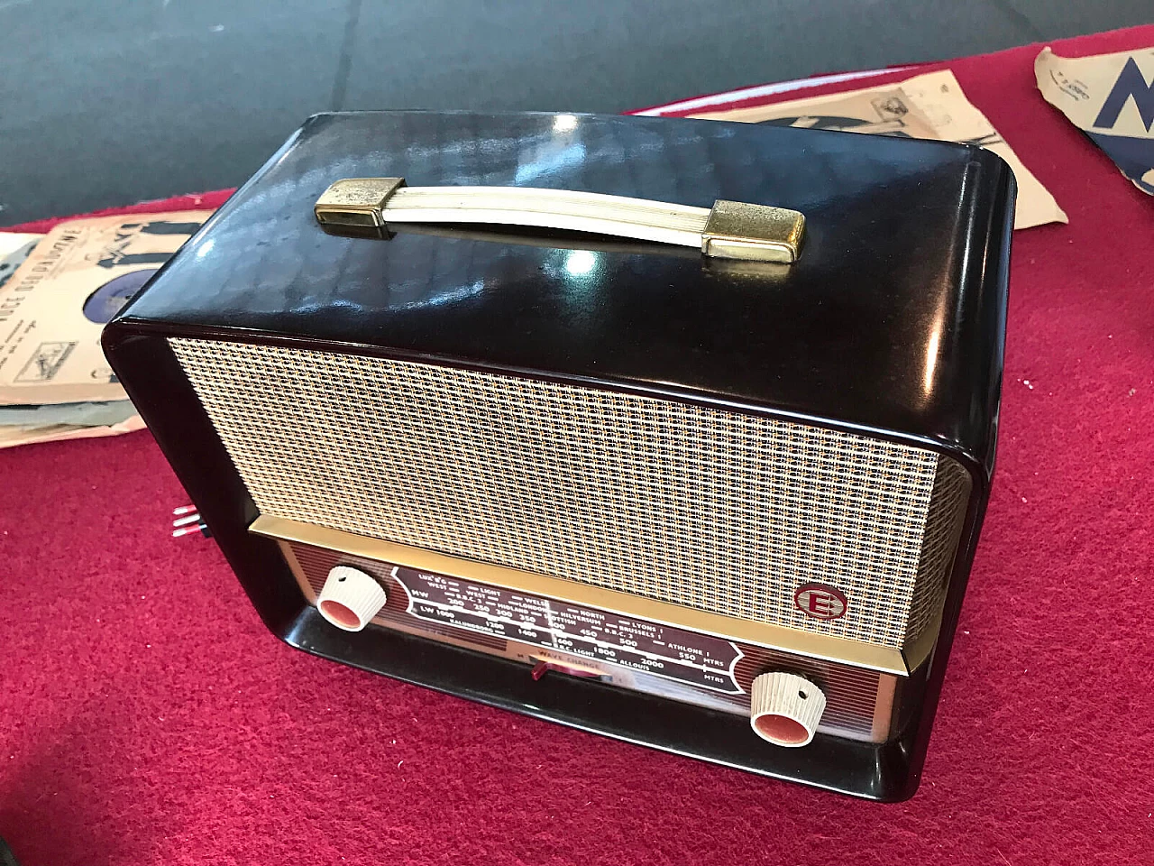 Radio inglese modello "U245" della casa Ecko anni '50 3