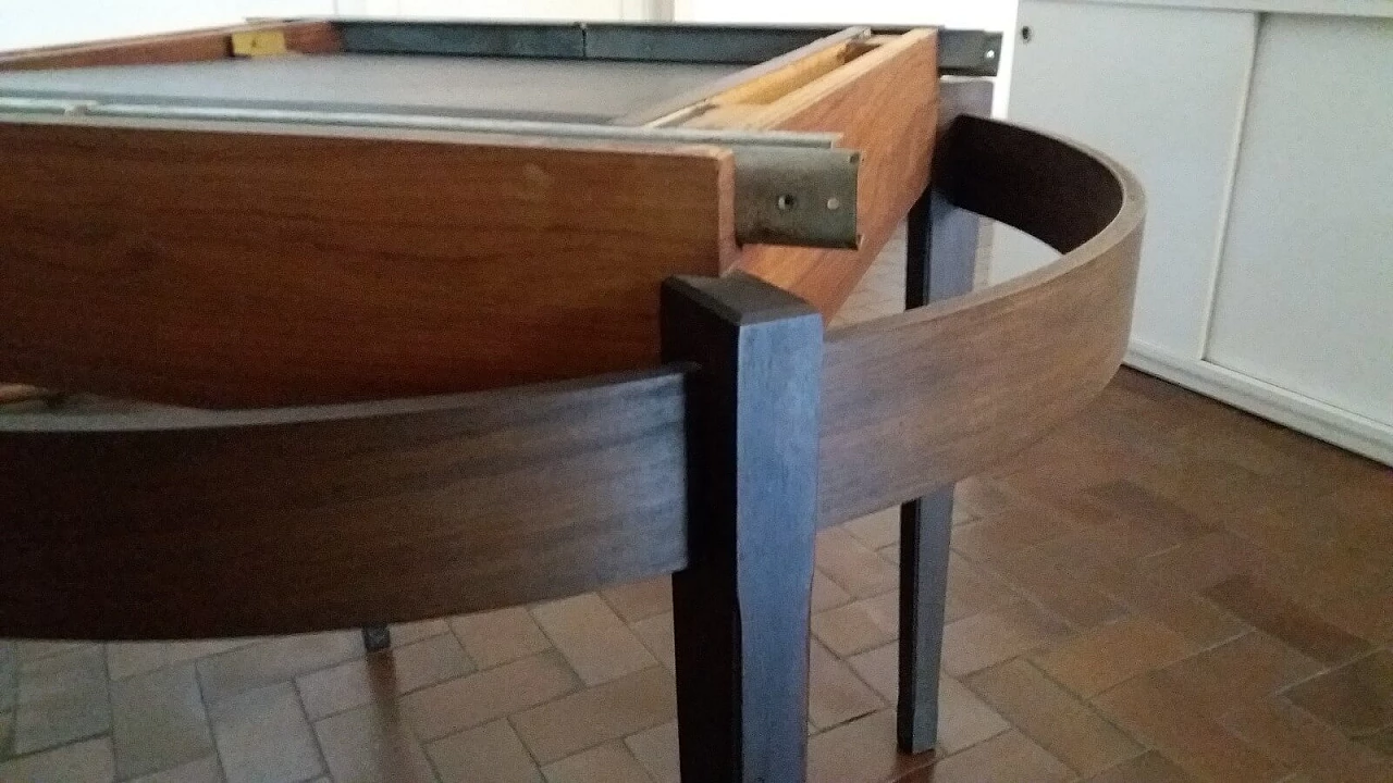 Tavolo allungabile in palissandro anni '50/'60 4