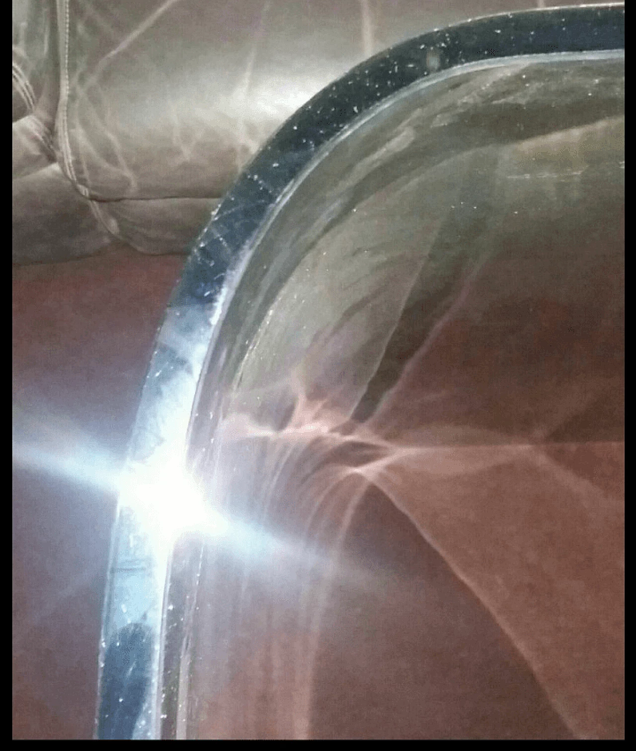 Glass coffee table "fiam", 1965 3