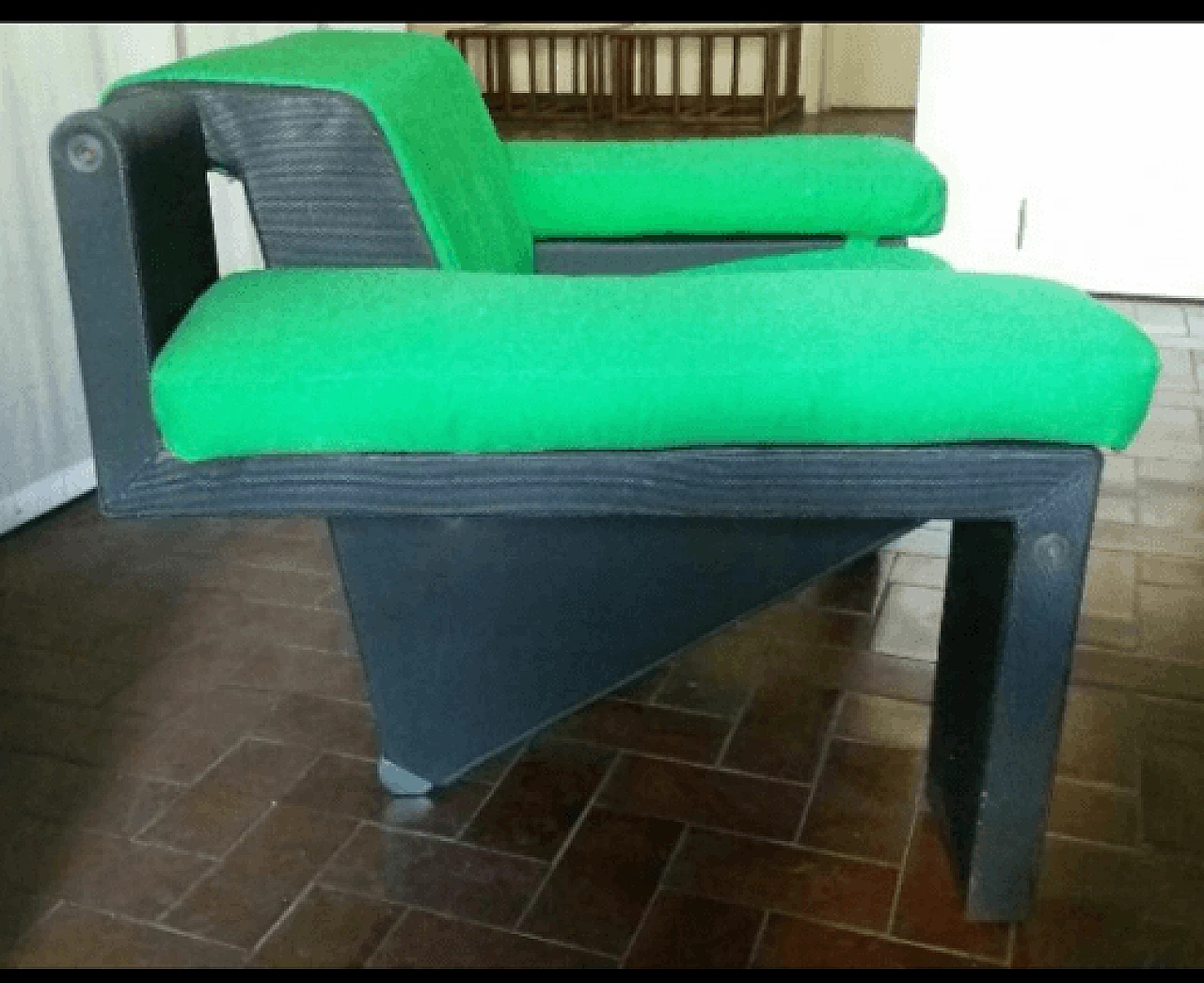 Pair of armchairs and pair of sofas, Driade, 80's 3