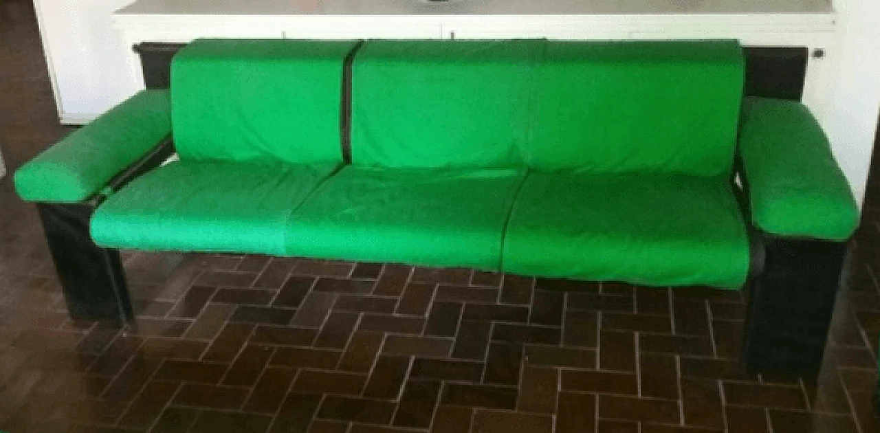 Pair of armchairs and pair of sofas, Driade, 80's 4