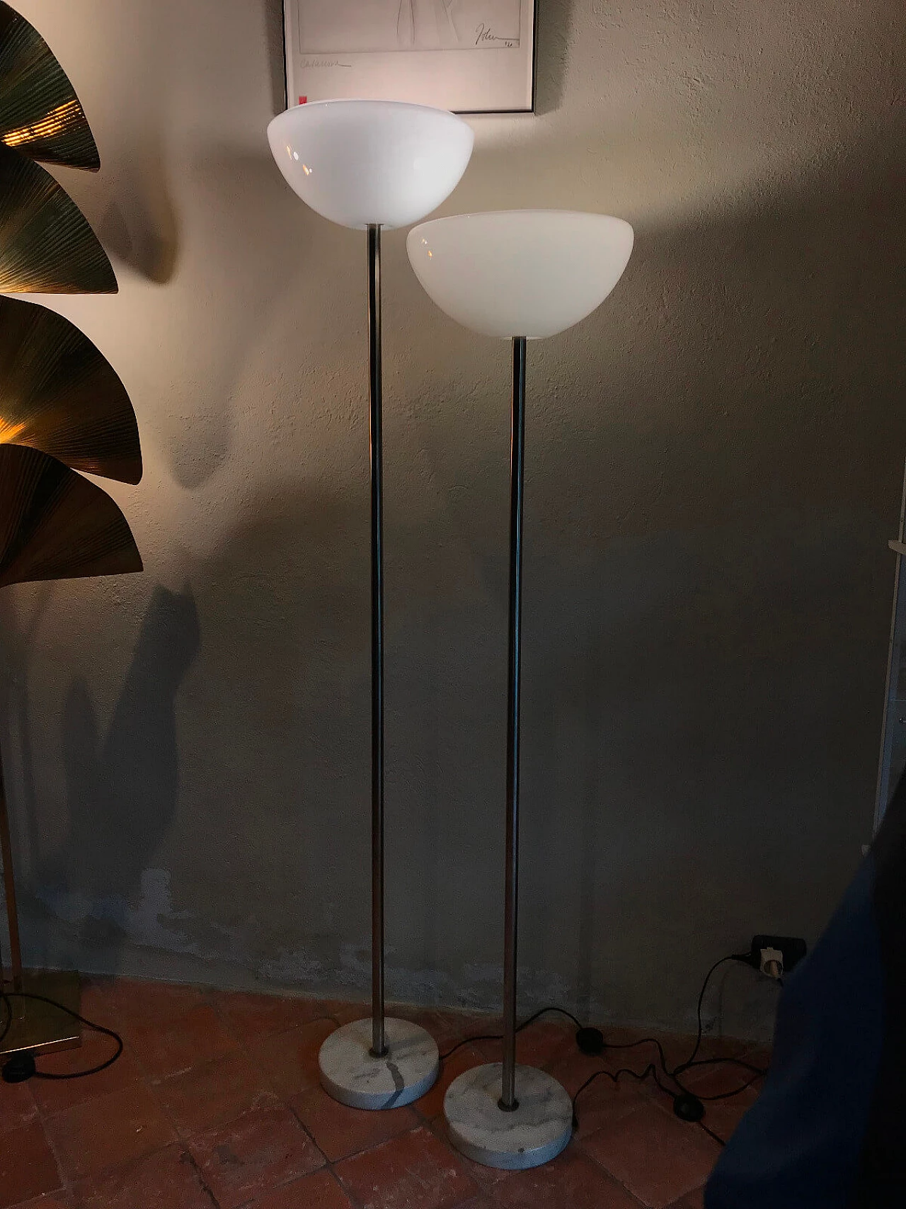 2 lampade da terra "Papavero" di P. A. Castiglioni per Flos 2