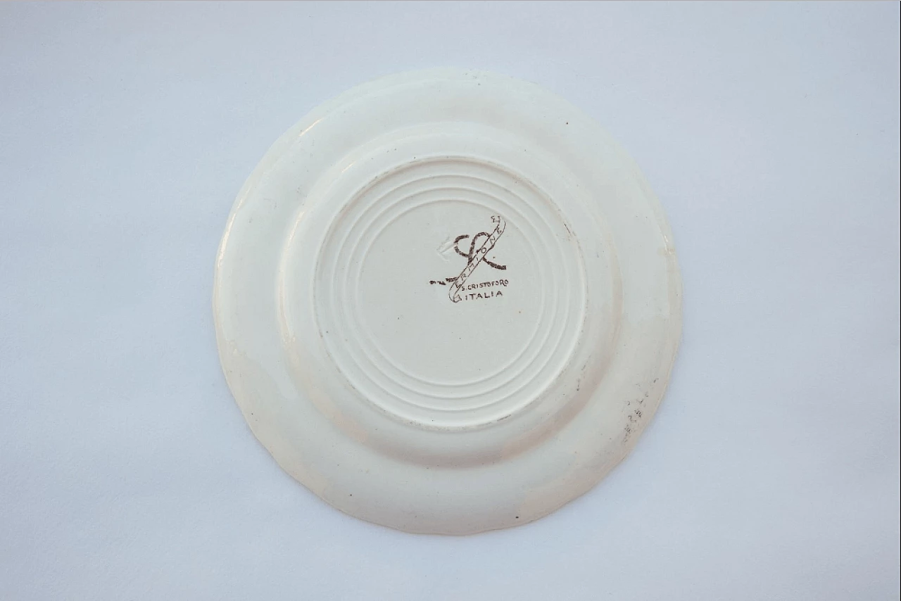4 piatti "Ermione" di Gio Ponti per Ginori San Cristoforo 1053676
