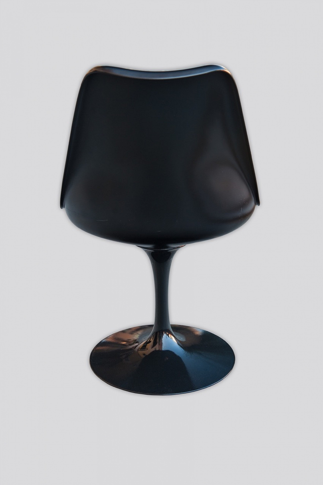 6 "Tulip" black swivel chairs by Eero Sarinen for Knoll 4