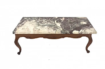 CHIPPENDALE STYLE MARBLE COFFEE TABLE DESIGN 50'S