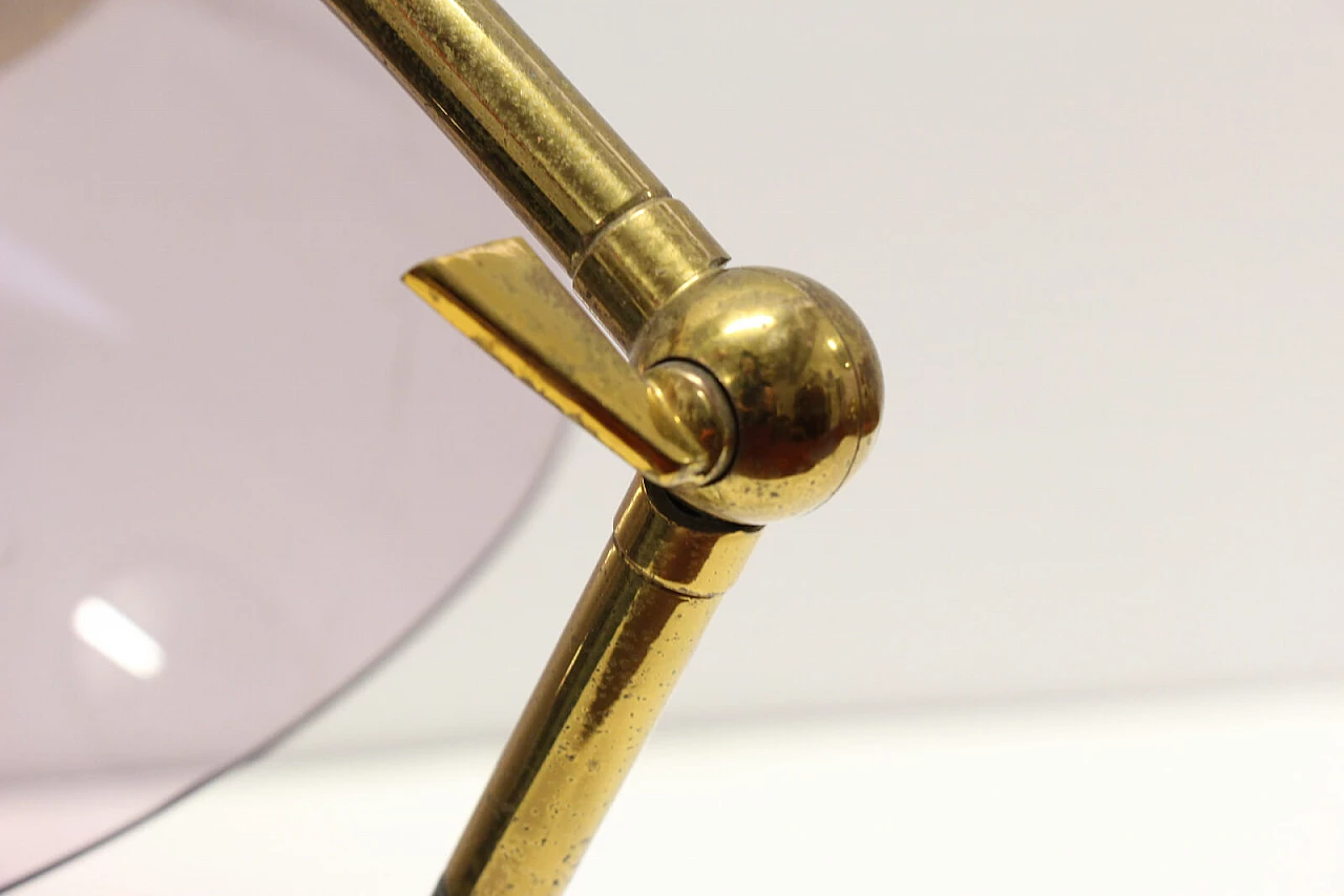 Lampada da tavolo Stilux con testa semisferica anni '60 6