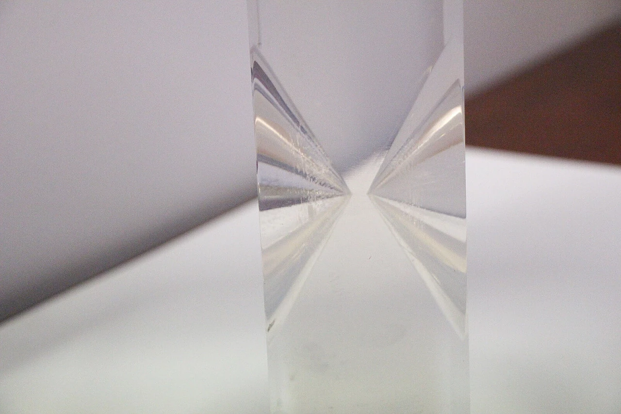 Lampada da tavolo con busto a finta molatura anni '70 7