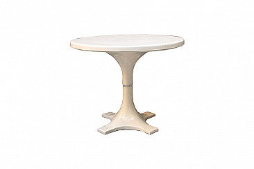 White round table model 4993 by Castelli Ferrieri and Gardella for Kartell, 1967