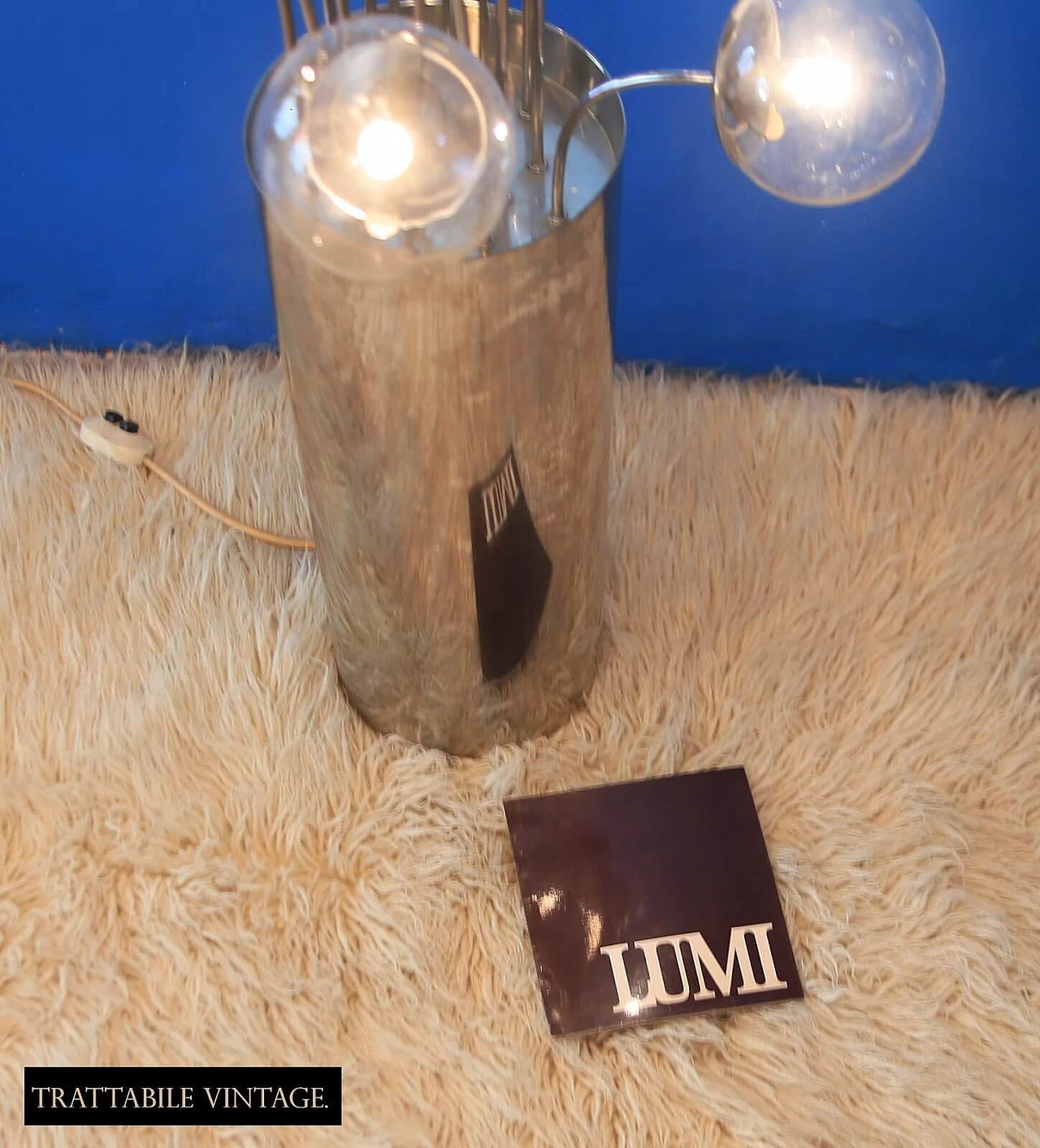 Lampada da terra LUMI mod. 1036/15 Pia Guidetti Crippa anni '70  4