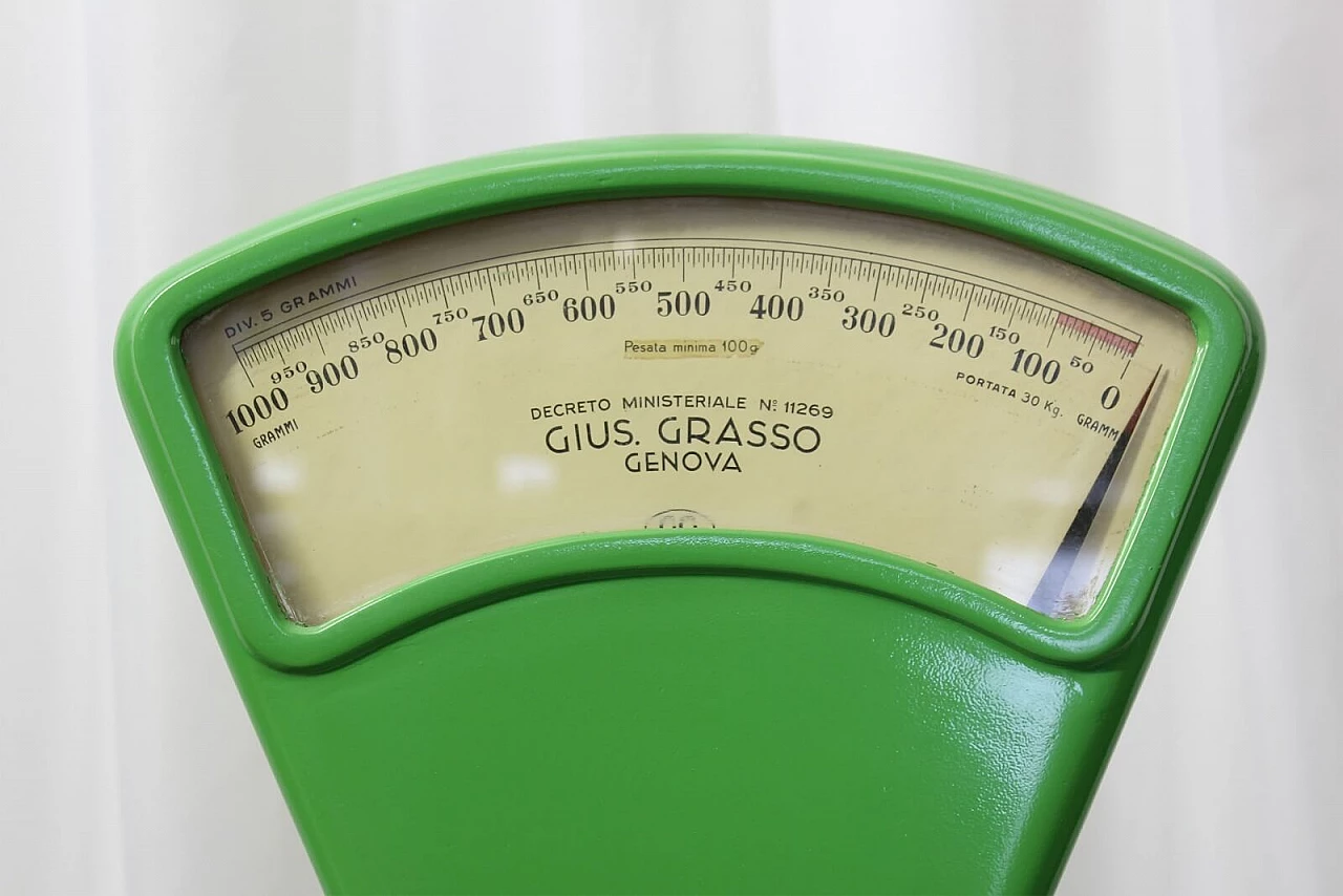 Bilancia Vintage anni 50 - Ditta Grasso di Genova 3