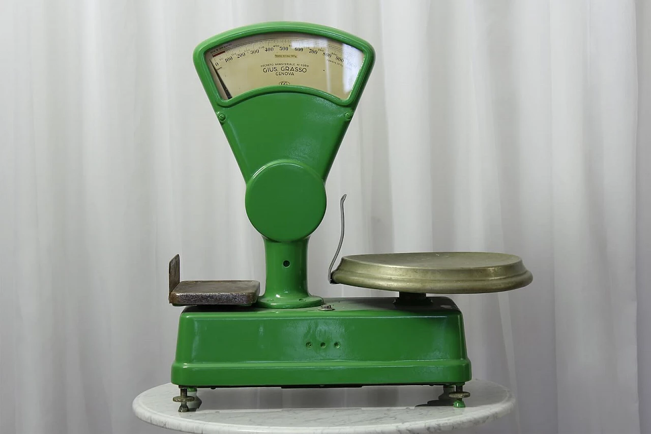 Bilancia Vintage anni 50 - Ditta Grasso di Genova 2