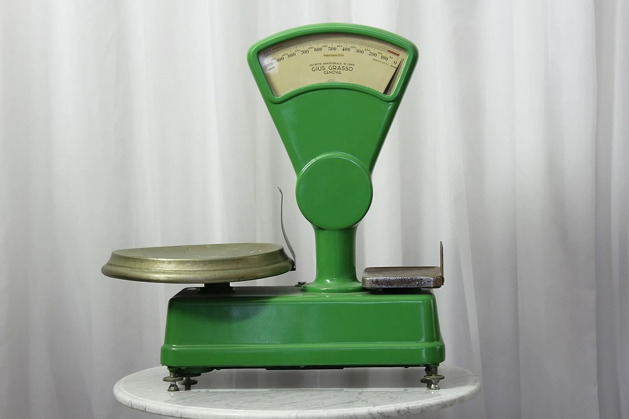 Bilancia Vintage anni 50 - Ditta Grasso di Genova 5
