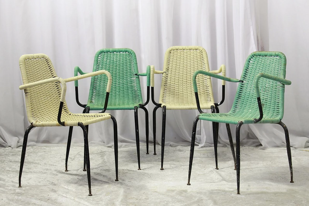 Sedie da bar vintage degli anni 50 2