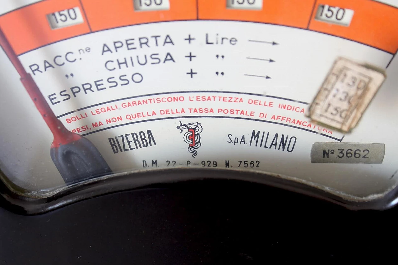 Bilancia pesa lettere marca "Bizerba" Poste Italiane anni 60 7