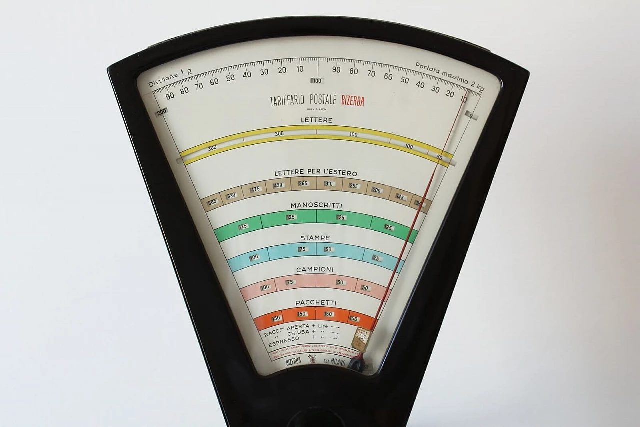 Bilancia pesa lettere marca "Bizerba" Poste Italiane anni 60 5