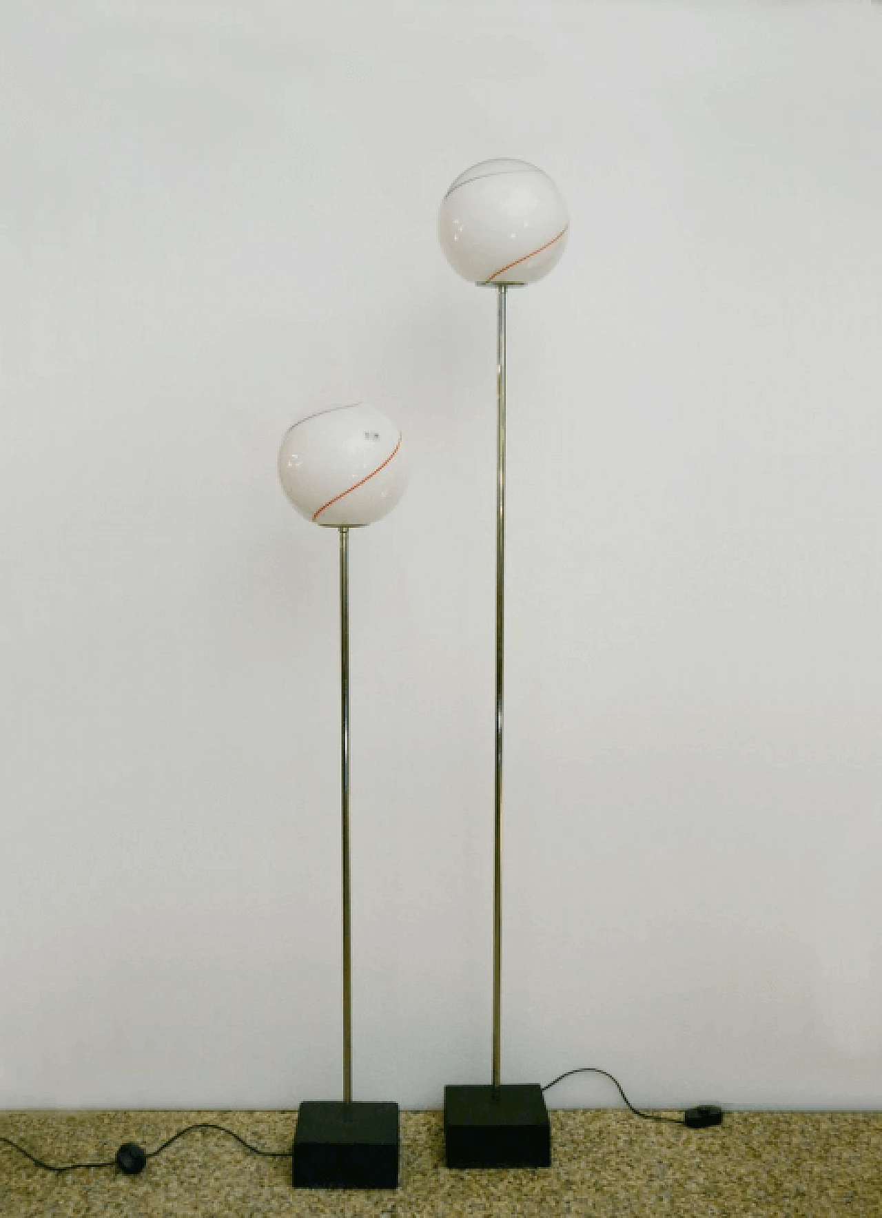 Pair of floor lamps by Leucos, Italy, 70s 2