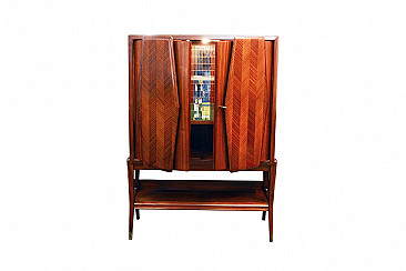 Rosewood bar cabinet by Vittorio Dassi, 1950s