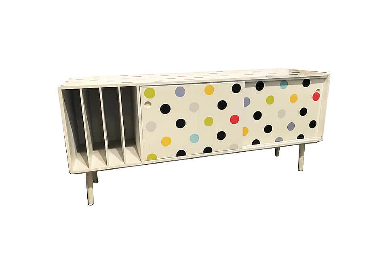Seletti sideboard with polka dot decoration by Damien Hirst 1