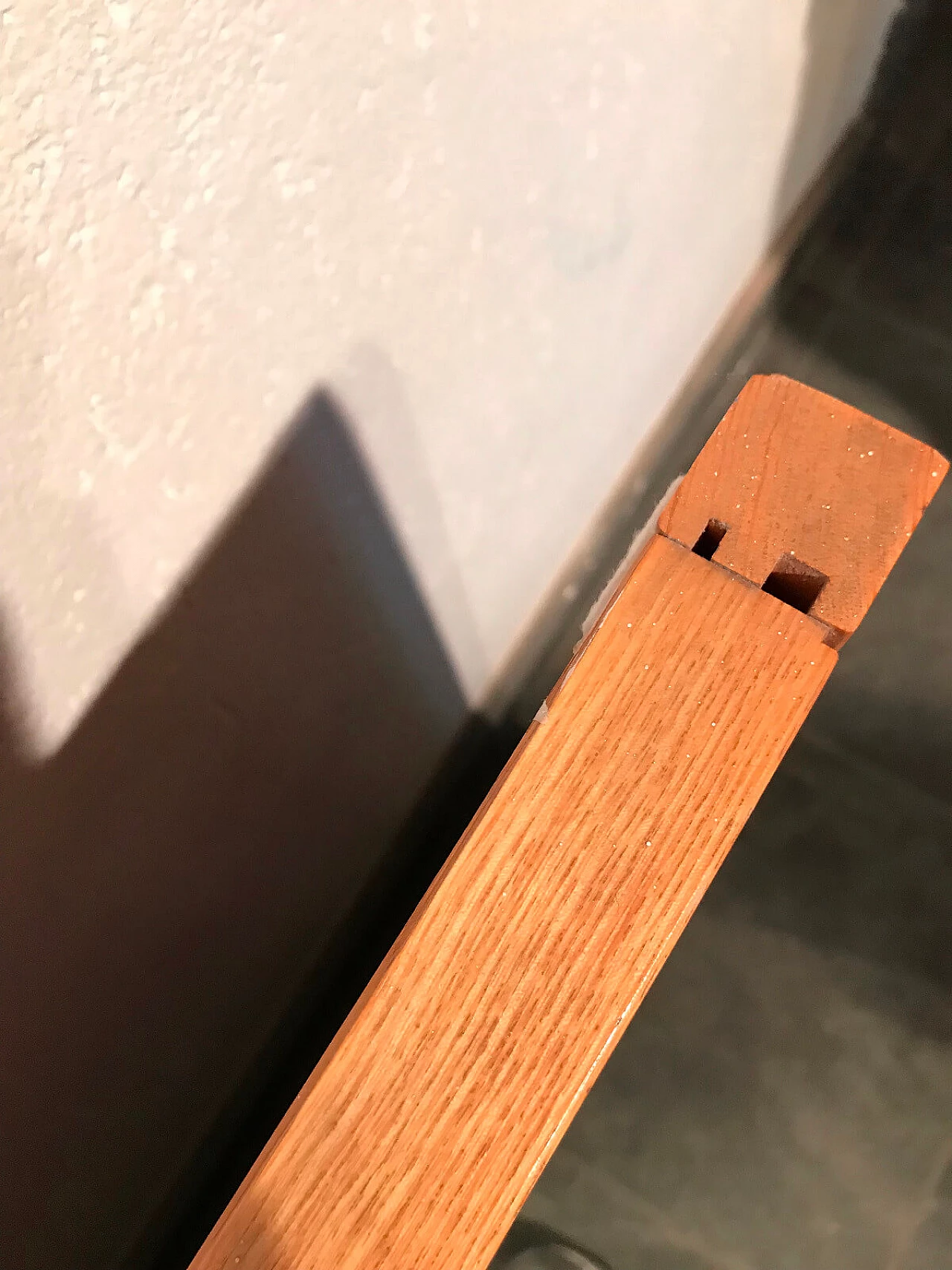 Specchio design quadrato con nuvola rossa, anni '70 3