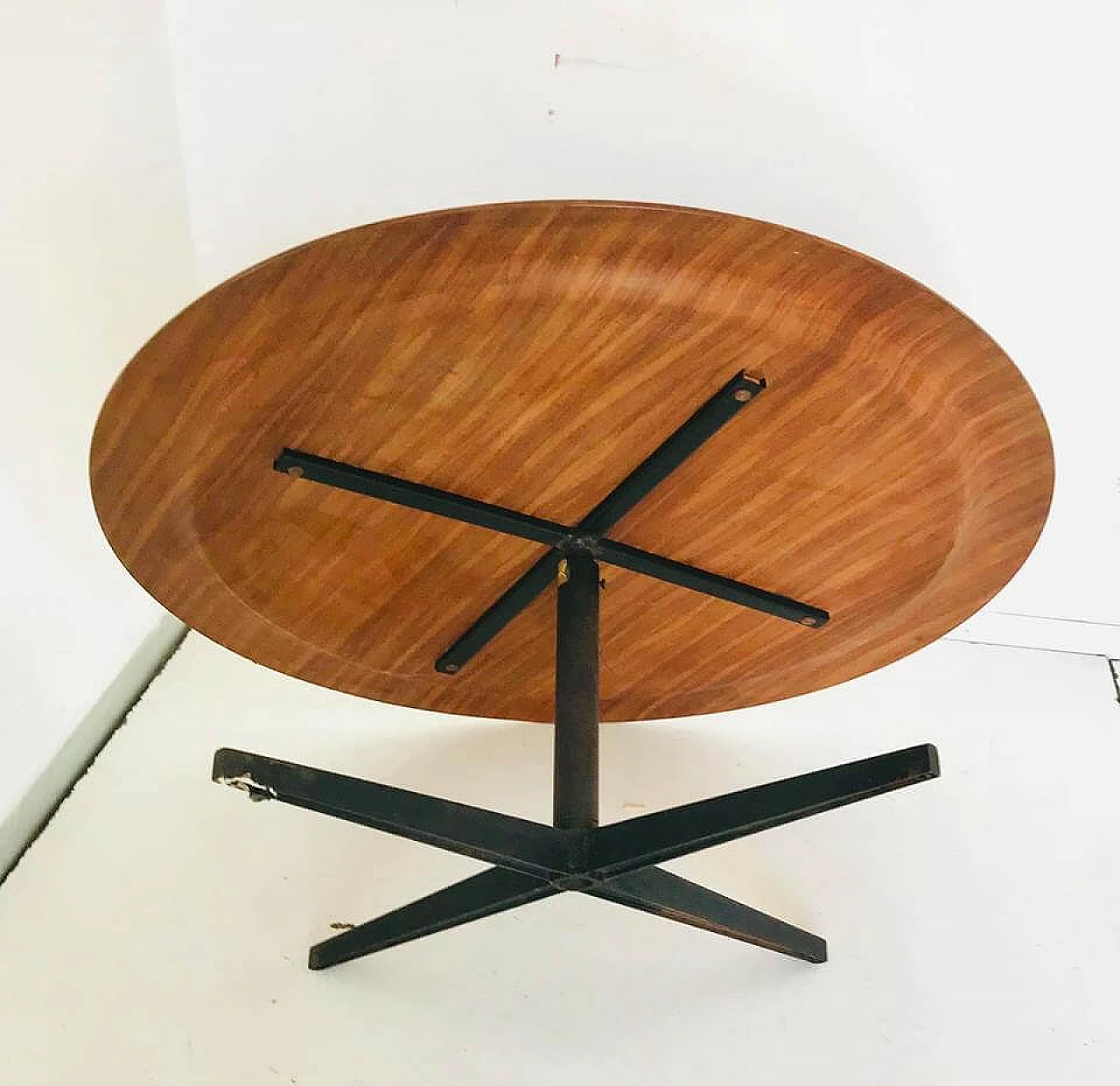Tavolino Moscatelli Gianni in legno design anni '60 5