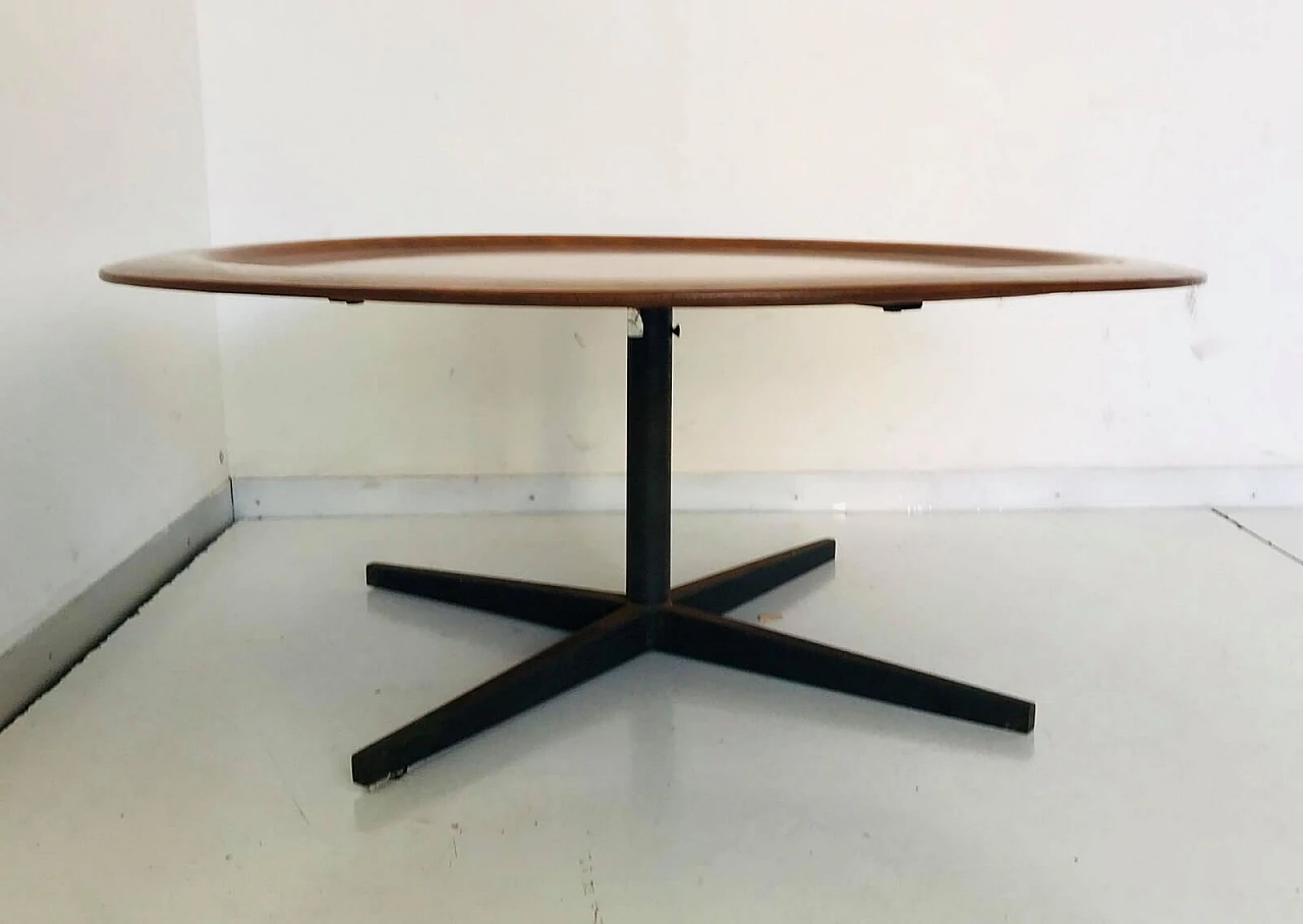 Tavolino Moscatelli Gianni in legno design anni '60 7