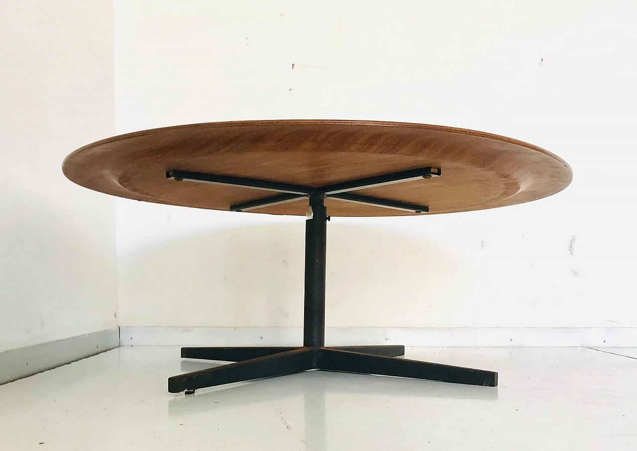 Tavolino Moscatelli Gianni in legno design anni '60 6