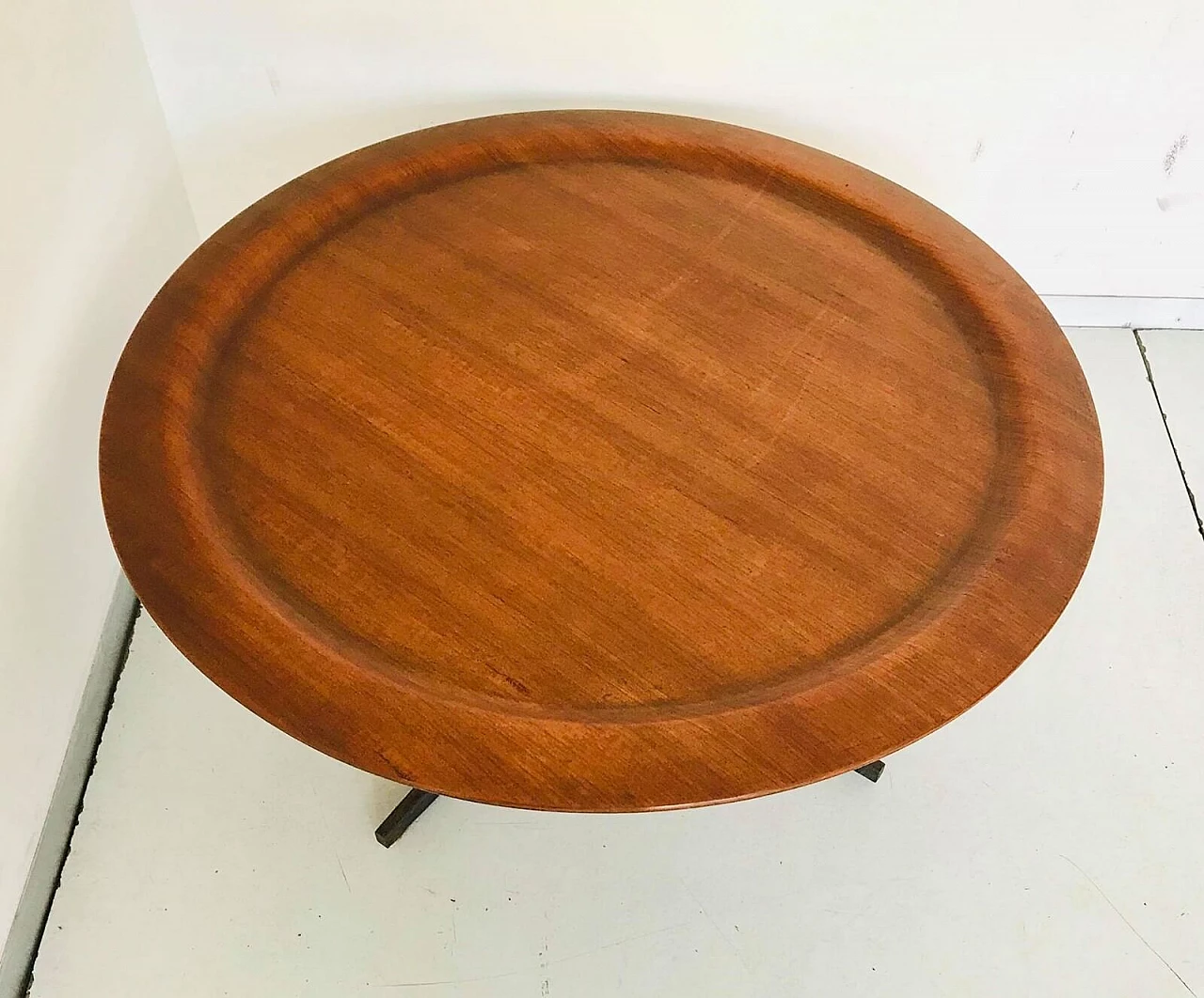 Tavolino Moscatelli Gianni in legno design anni '60 9