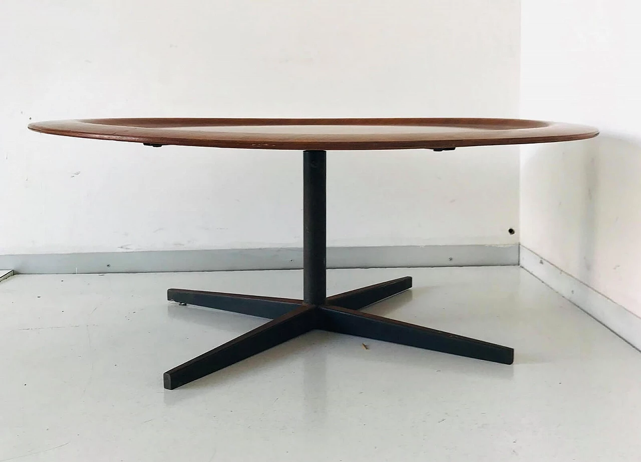 Tavolino Moscatelli Gianni in legno design anni '60 10