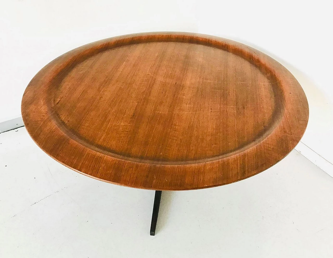 Tavolino Moscatelli Gianni in legno design anni '60 11