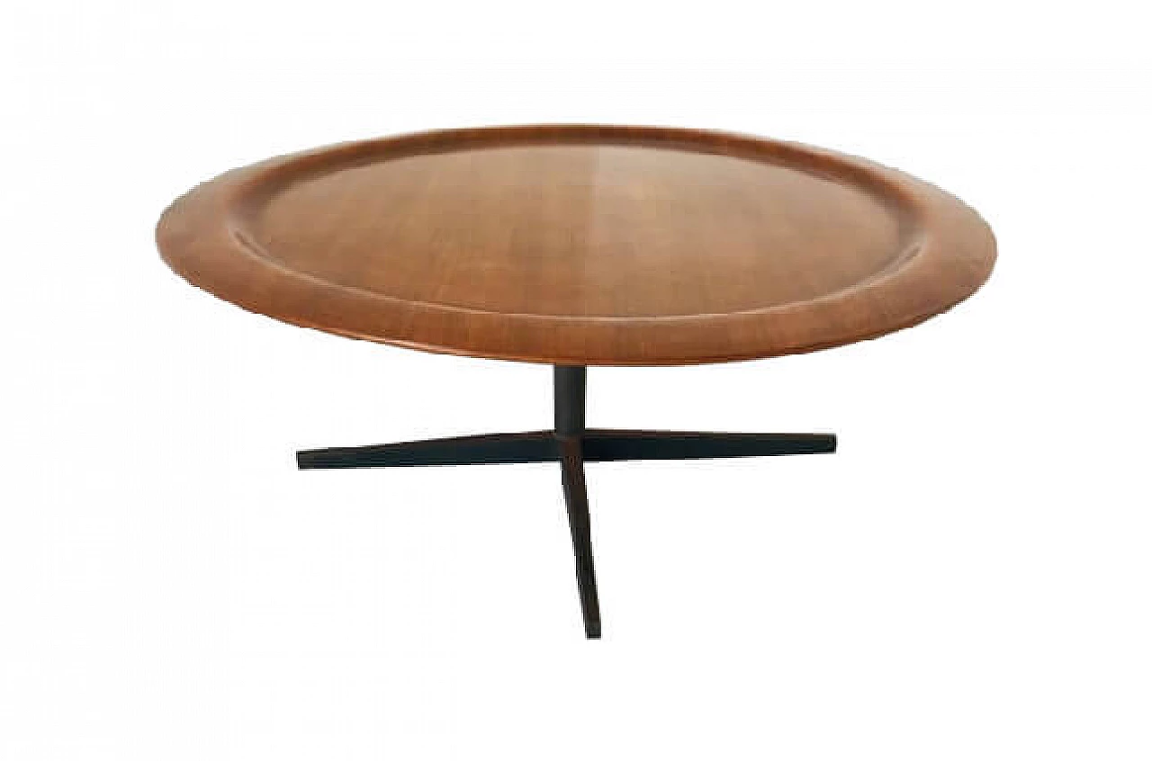 Tavolino Moscatelli Gianni in legno design anni '60 1