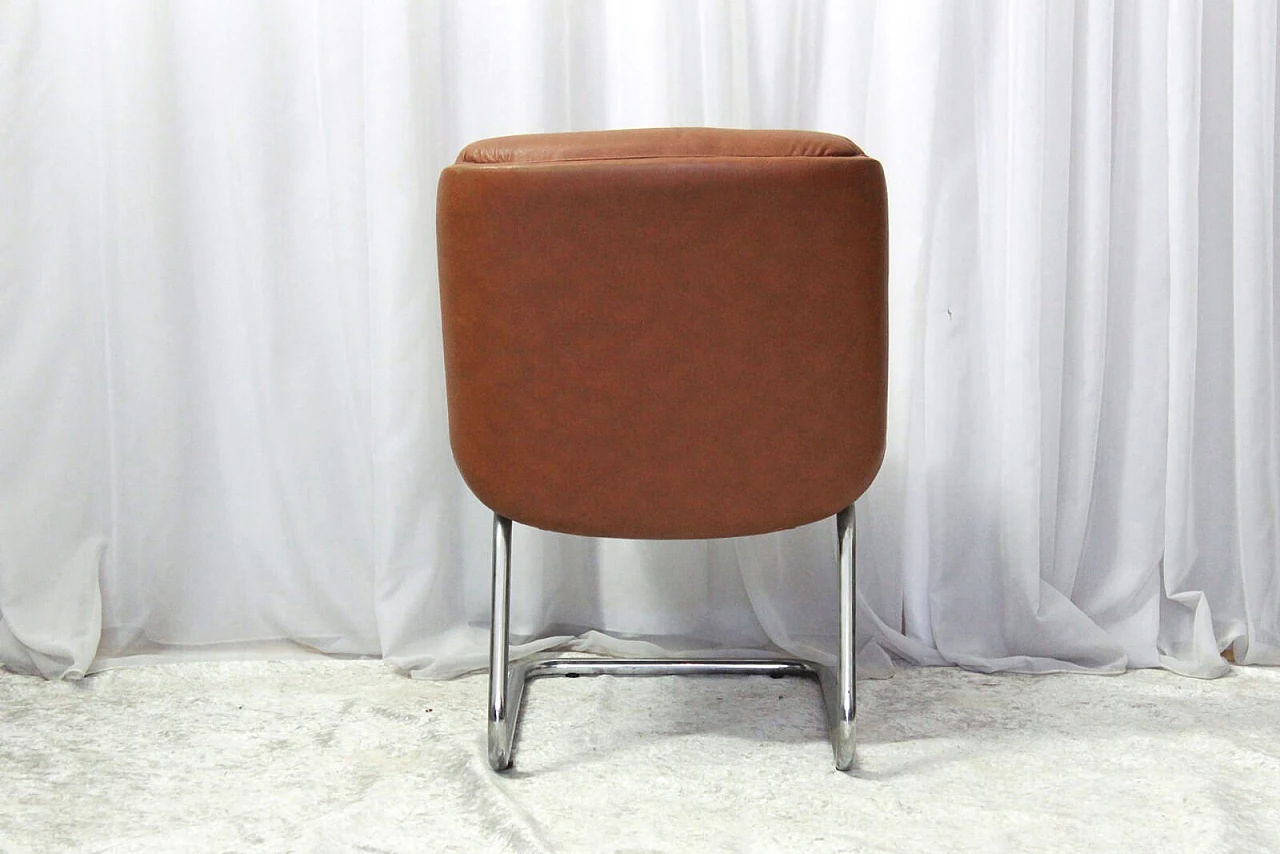 Poltrona da scrivania vintage degli anni 70 5