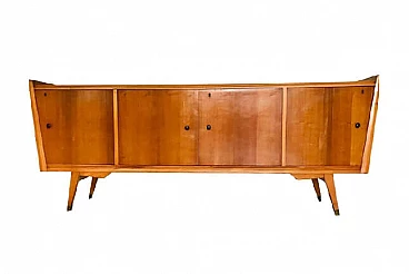 Sideboard cabinet in marble and wood design '60s