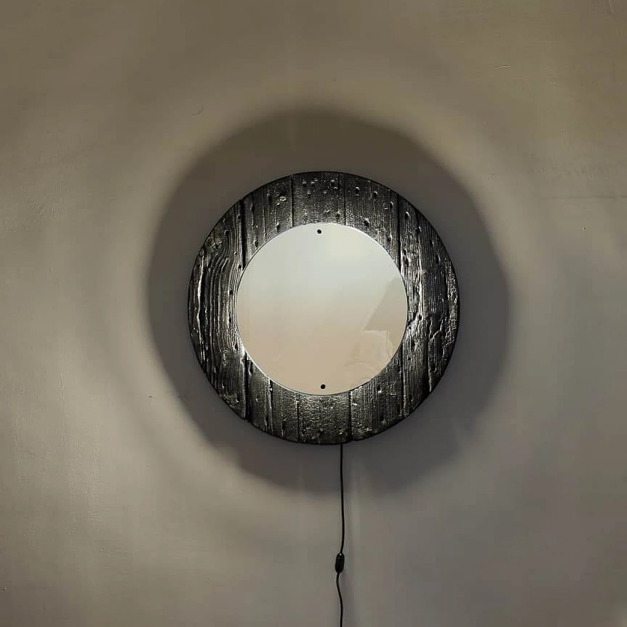 Specchio Tondo "Black Hole Sun" 3