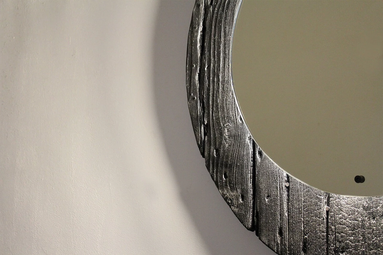 Specchio Tondo "Black Hole Sun" 4