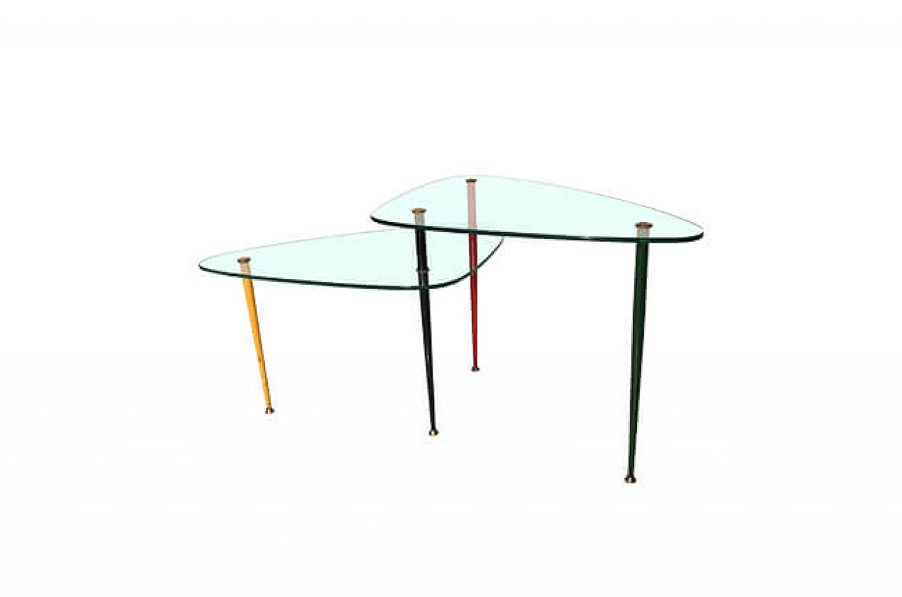 Harlequin coffee table by Edoardo Paoli for Vitrex, 1960s 1
