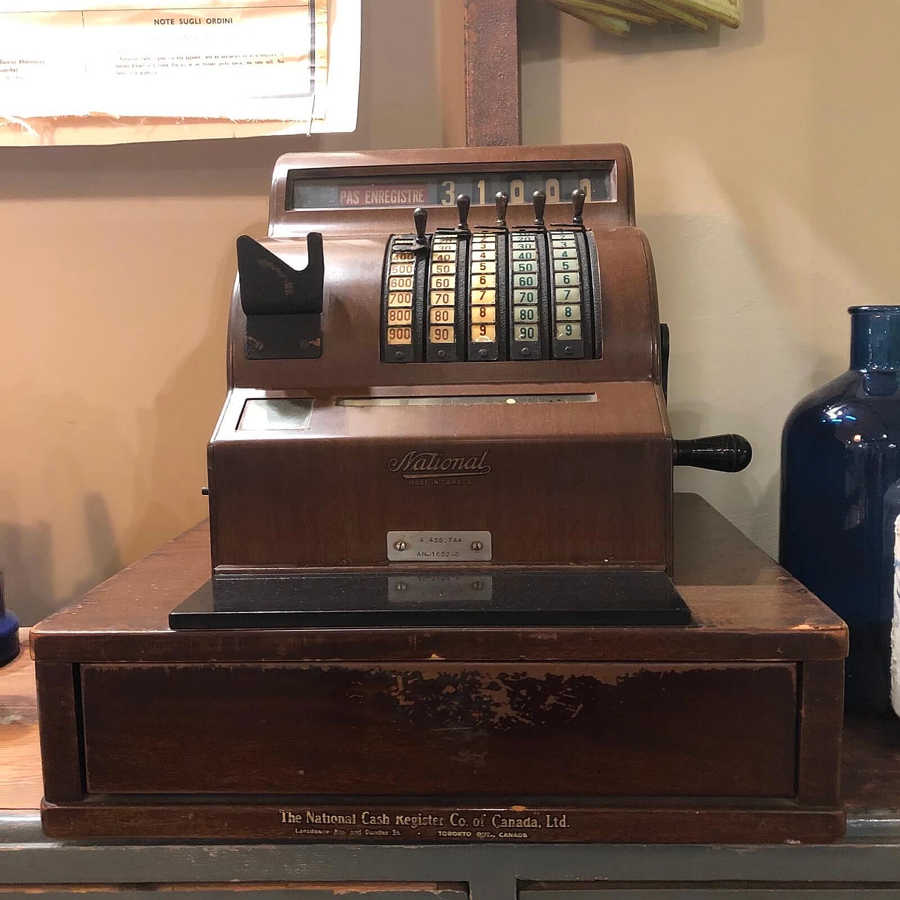 Cash register by National, 1940s 2