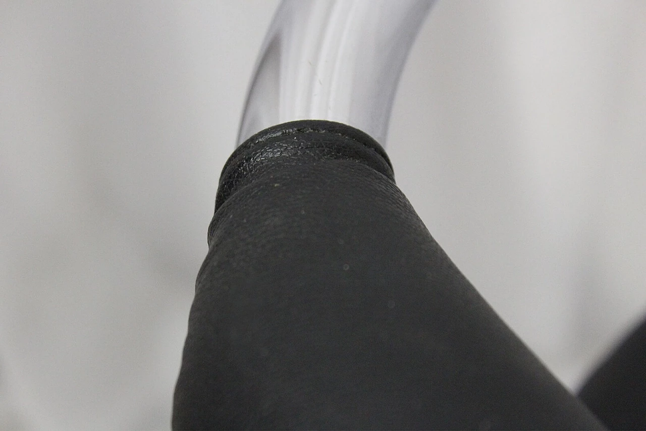 6 Sedie "Cobra" di Giotto Stoppino in metallo cromato,anni70 8