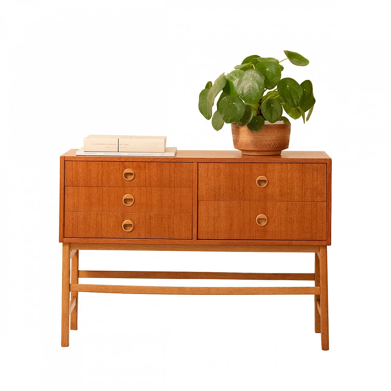 Scandinavian teak chest of drawers, 1960s 1145267