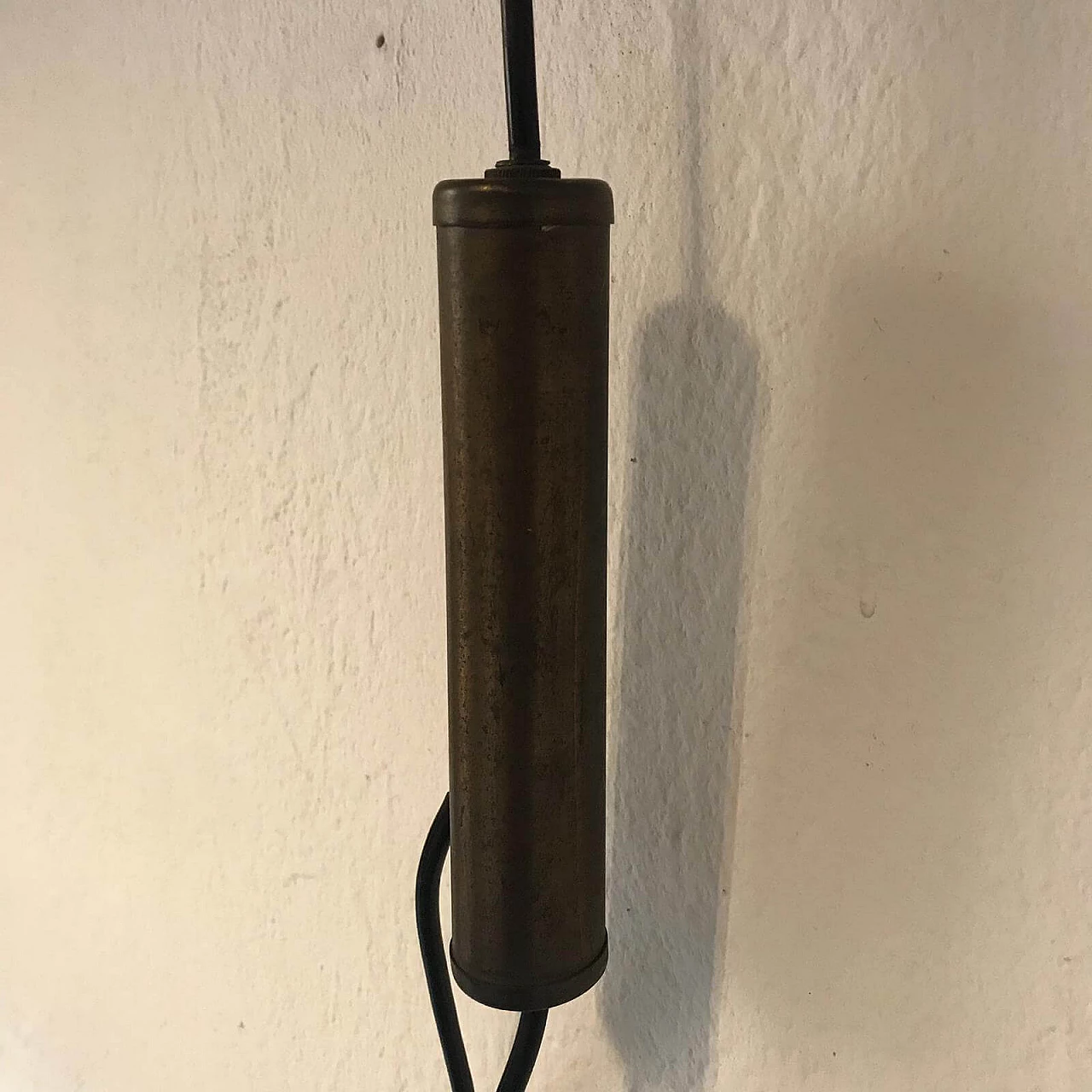 Extendable brass wall lamp, 1960s 1145761