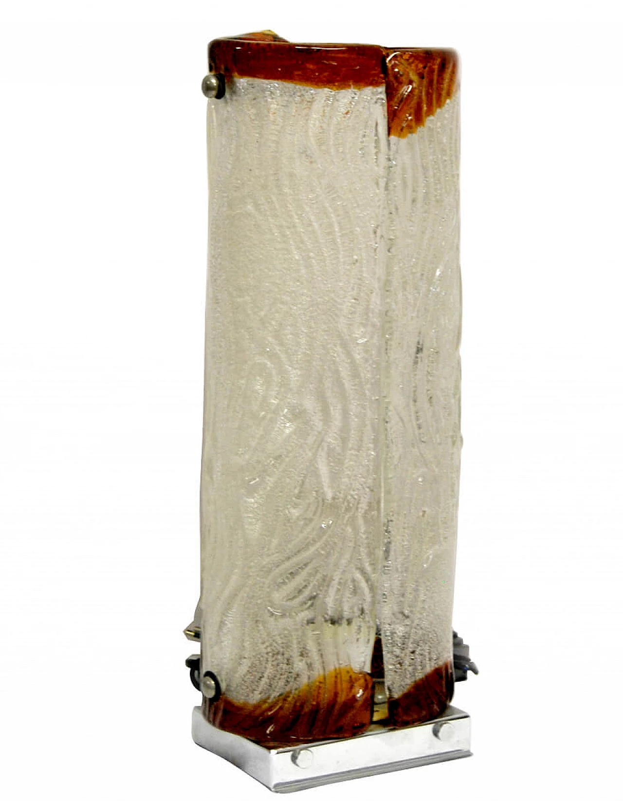 Lampada da tavolo in vetro di Murano, anni '70 1146047