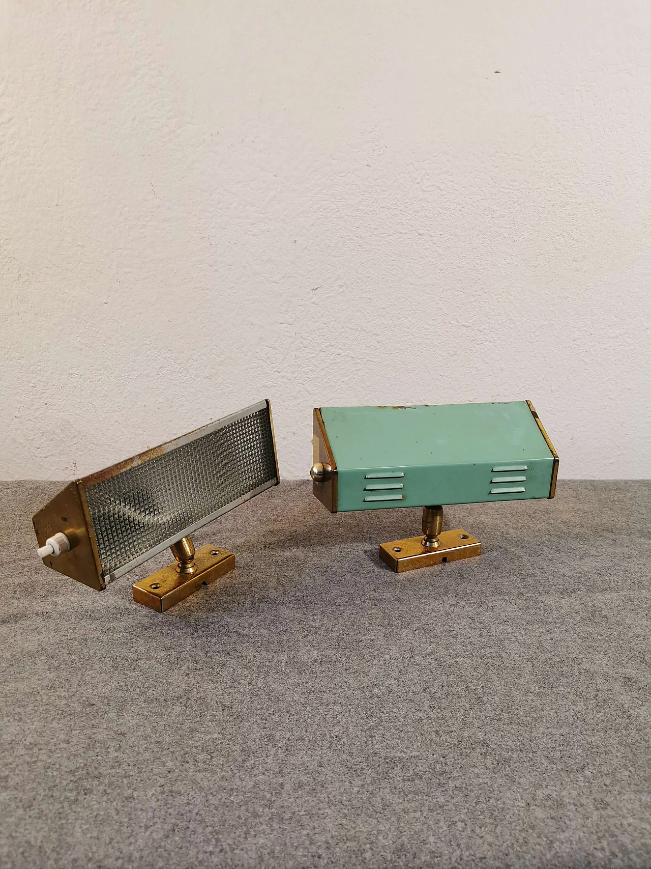 Pair of wall lamps, 50s 1146080