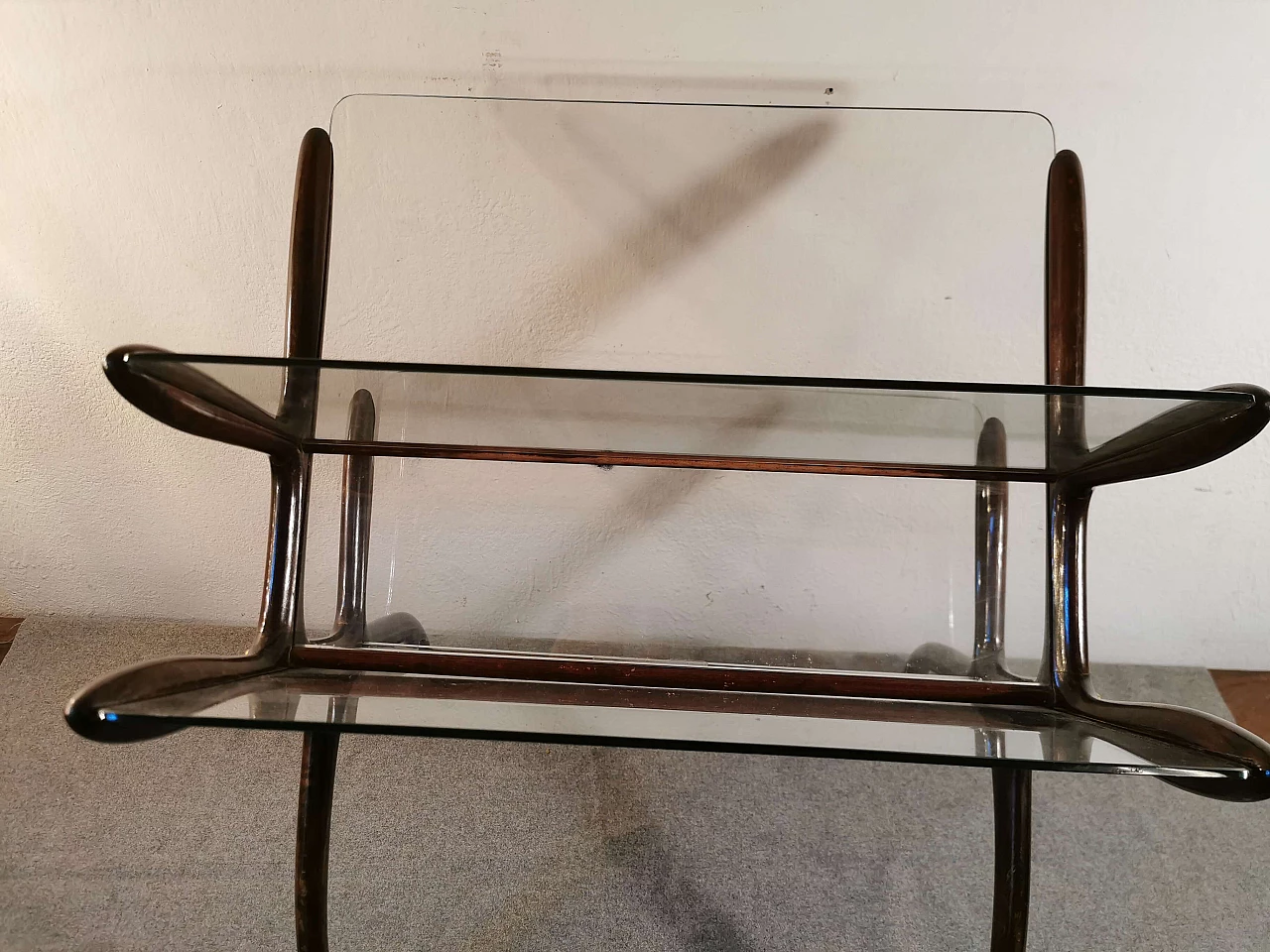 Magazine rack in the style of Ico Parisi, 1950s 1146118