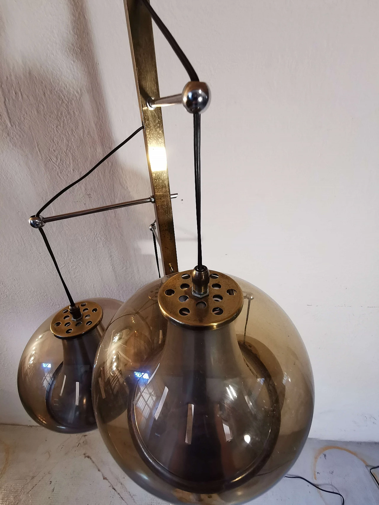 Lampada da terra Lamter, anni '60 1146156
