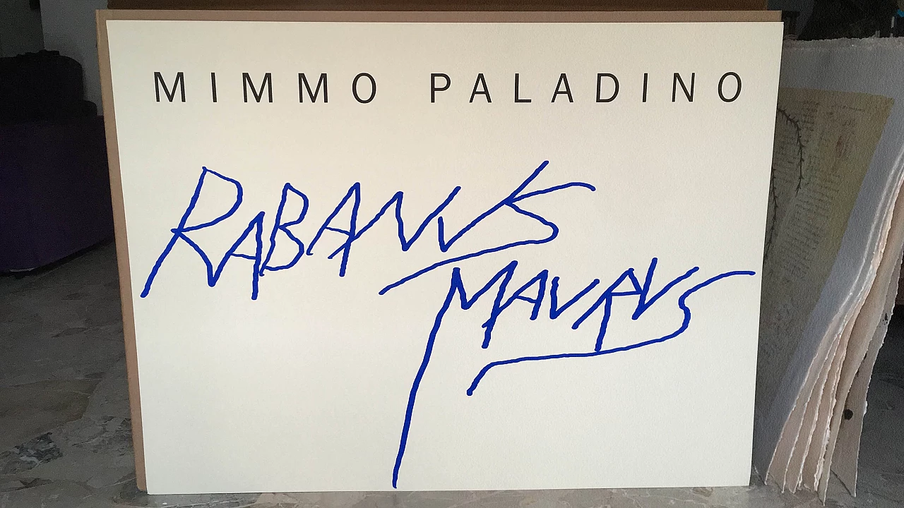 Acquaforte serigrafia e collage di Mimmo Paladino 1146354